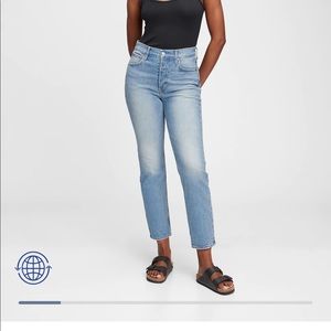 High rise Gap cheeky straight jeans